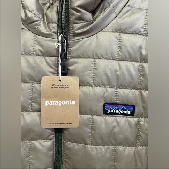 Patagonia Men’s XXL Nano Puff Insulated Jacket Seabird Grey NWT Puffer Puffy - Picture 5 of 10